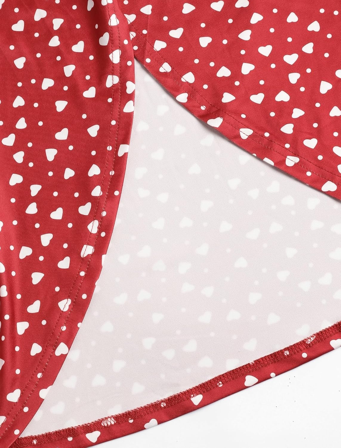 image:imageZAFUL 2 Piece Skirt Sets for Women Crop Top Ruched Maxi Skirt SuitingBpolka Dot Red