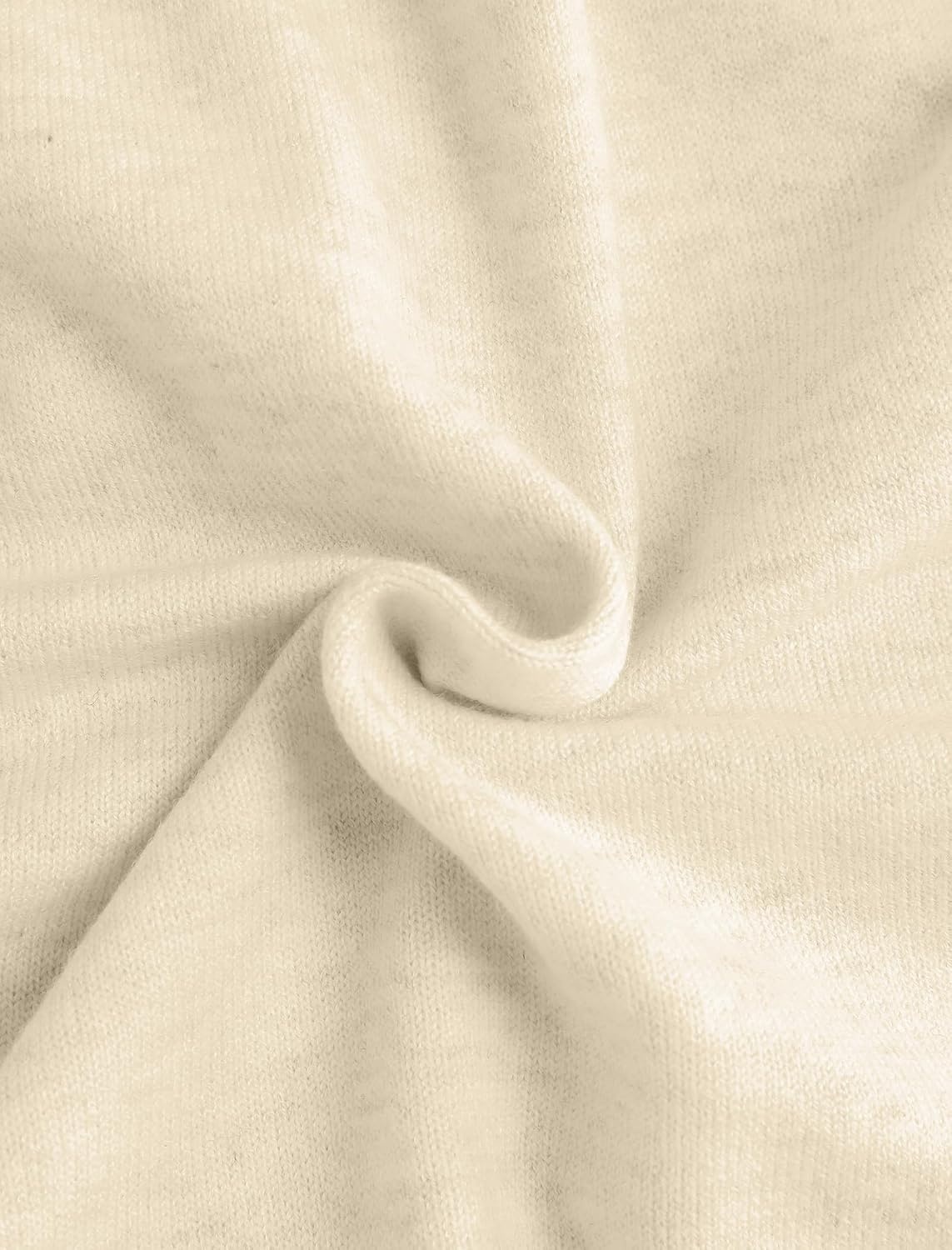 image:imageZAFUL Womens V Neck Wrap Tie Lantern Cinched Lightweight Knitwear Sweater1khaki