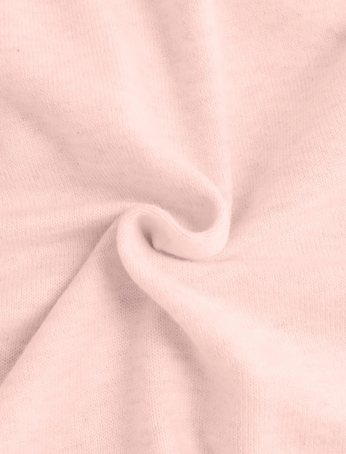 image:imageZAFUL Womens V Neck Wrap Tie Lantern Cinched Lightweight Knitwear Sweater1light Pink