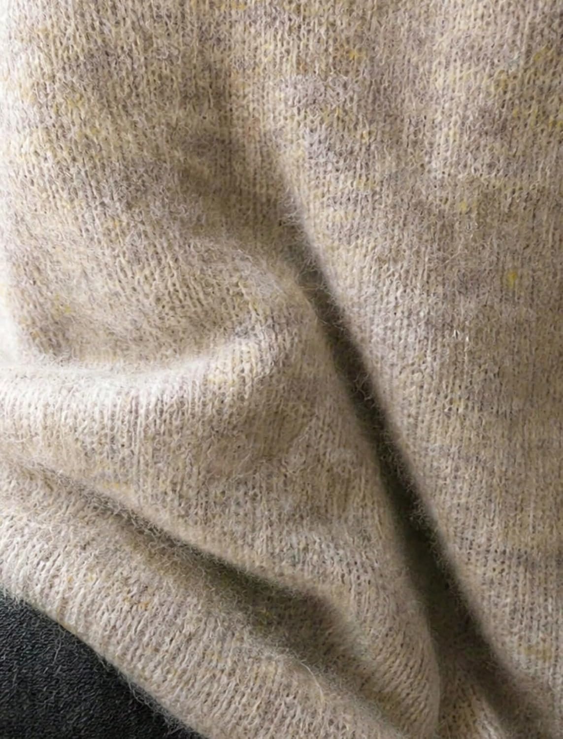 image:imageZAFUL Womens V Neck Casual Loose Lightweight Pullover Knit Sweaters2oatmeal Color