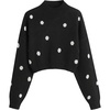 1-black Polka Dot